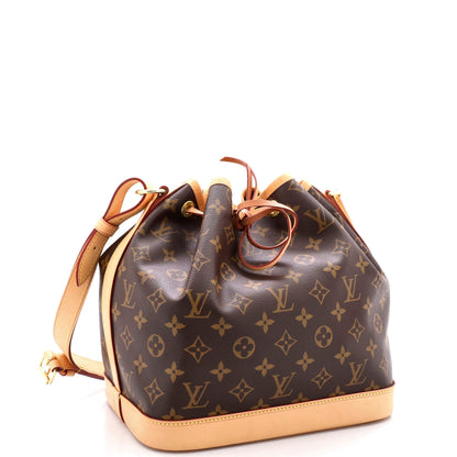 Louis Vuitton Noe Handbag Monogram Canvas Large