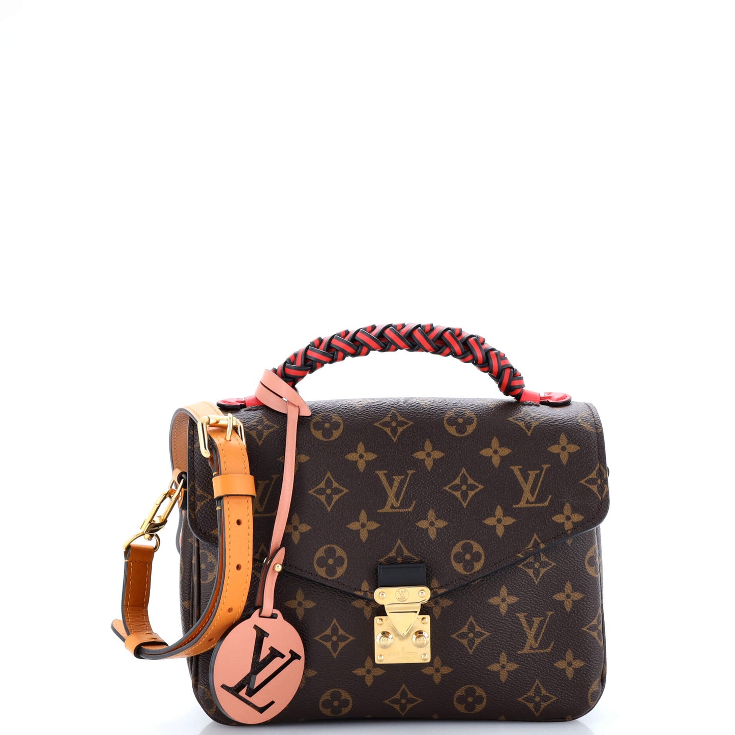Louis Vuitton Braided Handle Pochette Metis Monogram Canvas