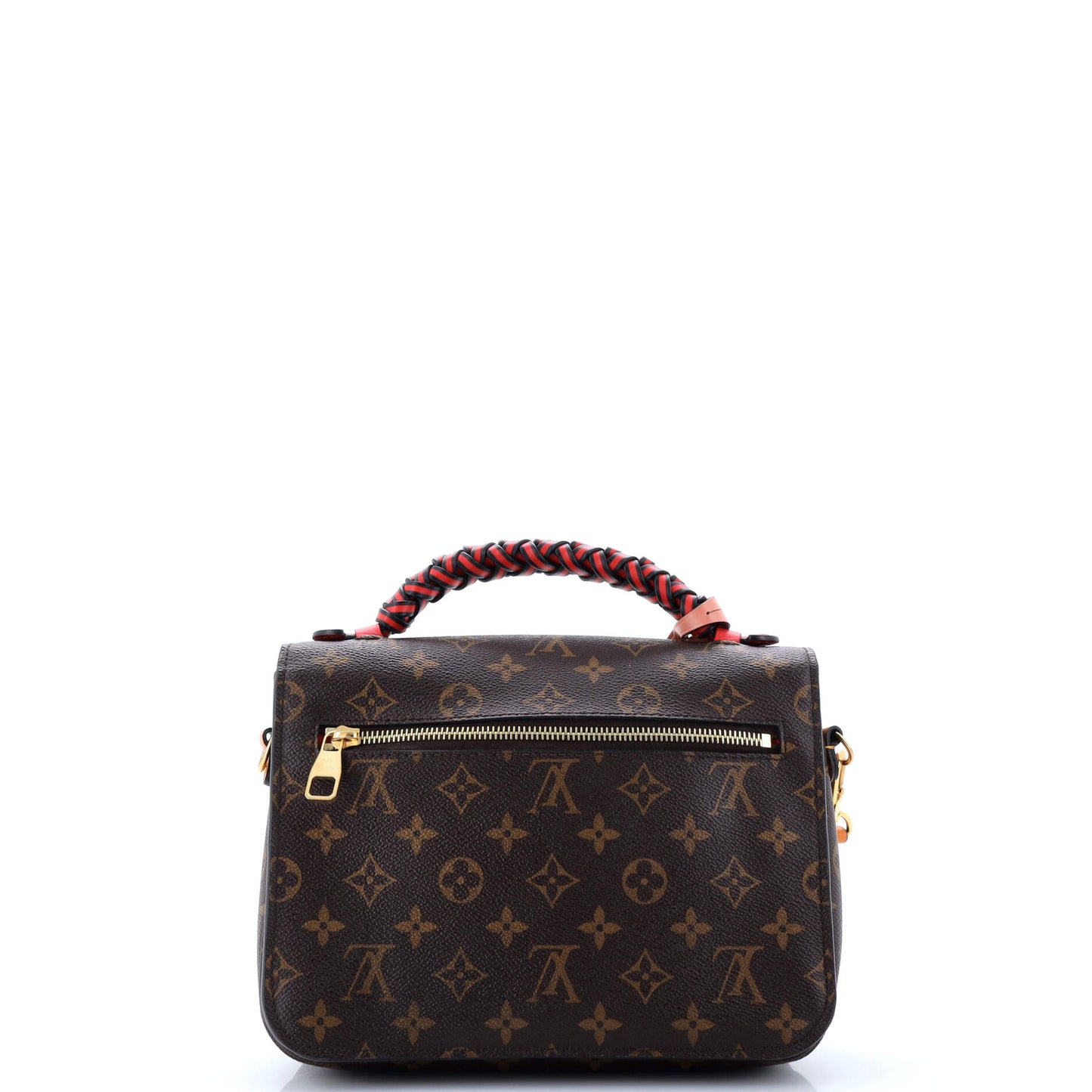 Louis Vuitton Braided Handle Pochette Metis Monogram Canvas