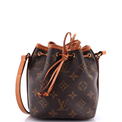 Louis Vuitton Noe Handbag Monogram Canvas Nano