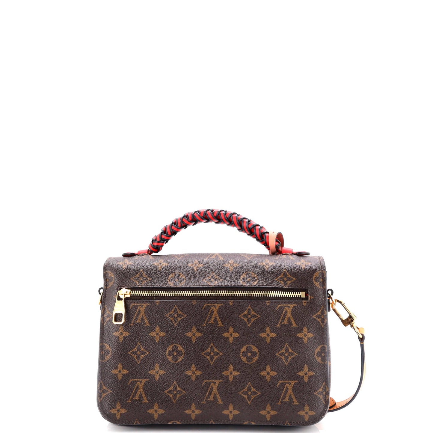 Louis Vuitton Braided Handle Pochette Metis Monogram Canvas