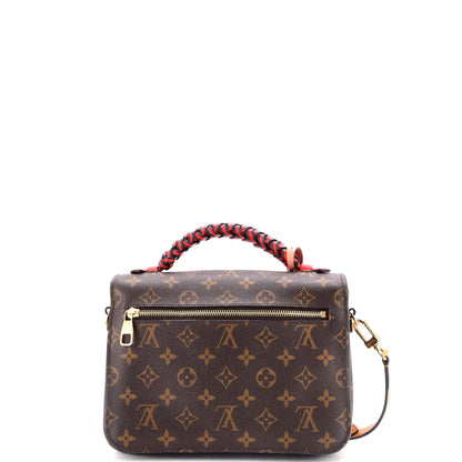 Louis Vuitton Braided Handle Pochette Metis Monogram Canvas