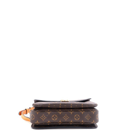 Louis Vuitton Braided Handle Pochette Metis Monogram Canvas