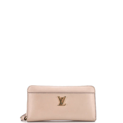 Louis Vuitton Zippy Lockme Wallet Leather