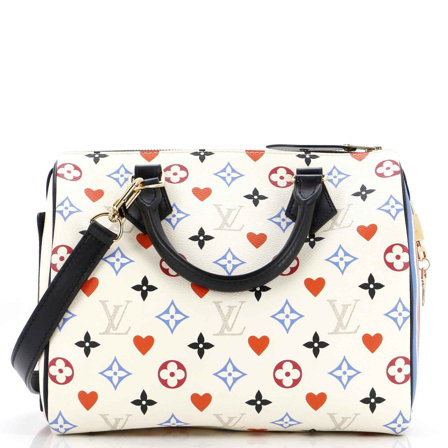 Louis Vuitton Speedy Bandouliere Bag Limited Edition Game On Multicolor Monogram 25