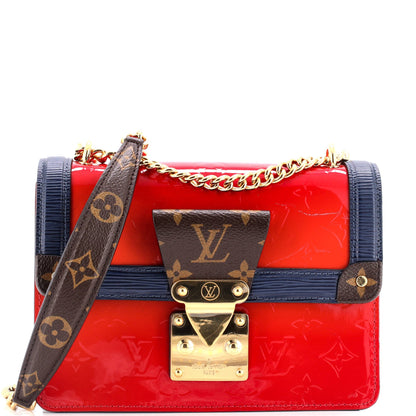 Louis Vuitton Wynwood Handbag Monogram Vernis with Monogram Canvas and Epi Leather