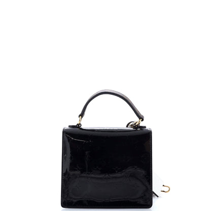 Louis Vuitton Spring Street NM Handbag Monogram Vernis with Monogram Canvas and Epi Leather