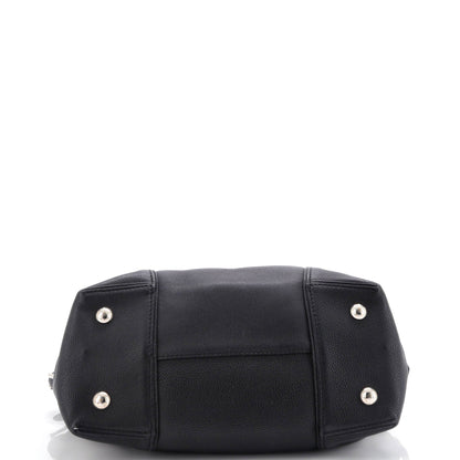 Louis Vuitton Soft Lockit Handbag Leather PM