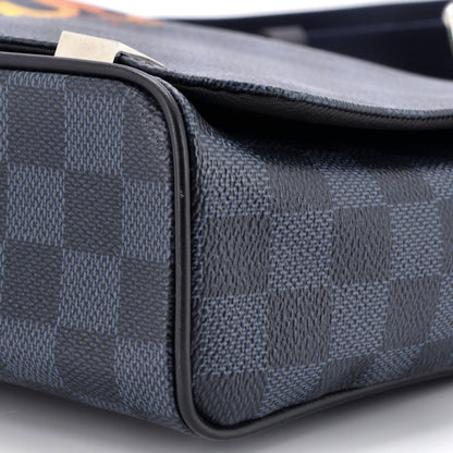 Louis Vuitton District NM Messenger Bag Limited Edition Damier Cobalt Jungle PM