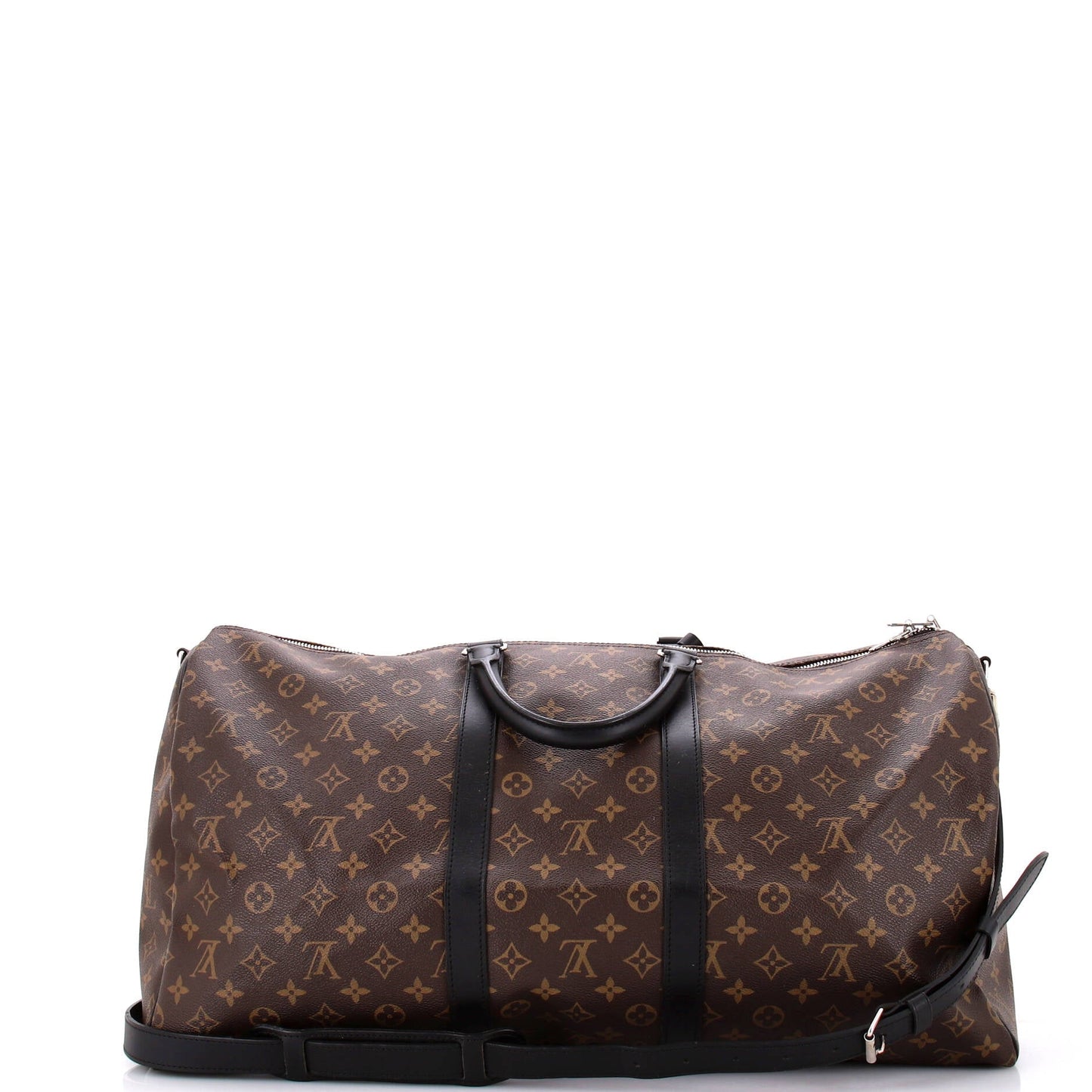 Louis Vuitton Keepall Bandouliere Bag Macassar Monogram Canvas 50