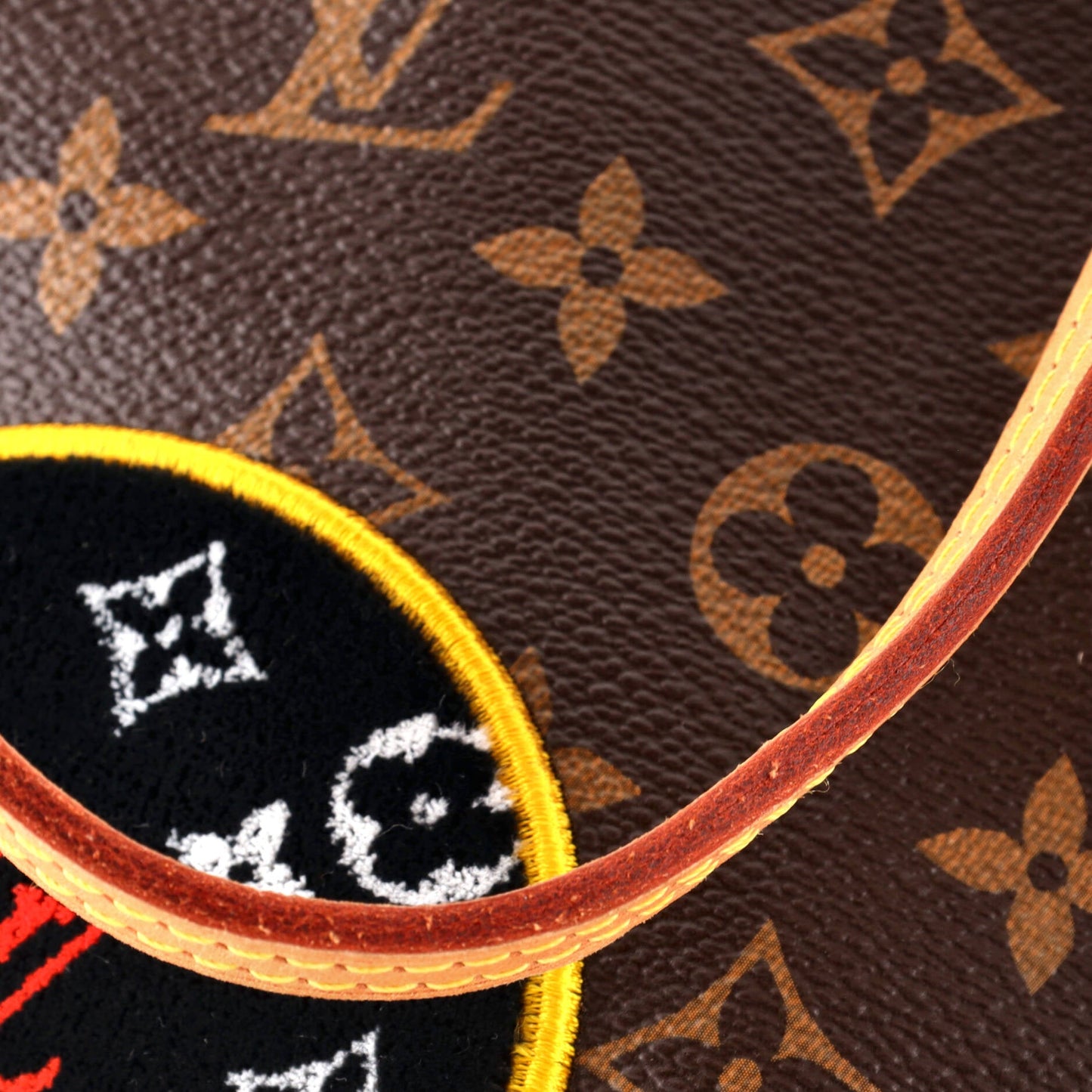 Louis Vuitton Neverfull NM Tote Limited Edition Patches Monogram Canvas MM
