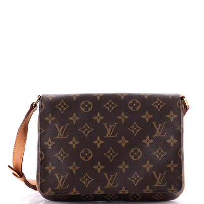 Louis Vuitton Musette Tango Handbag Monogram Canvas