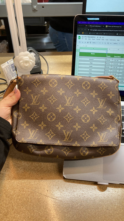 Louis Vuitton Musette Tango Handbag Monogram Canvas