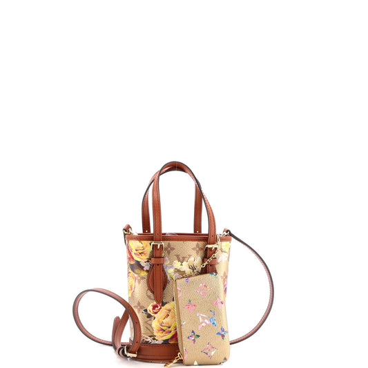 Louis Vuitton Bucket Bag Limited Edition Garden Monogram Canvas Nano