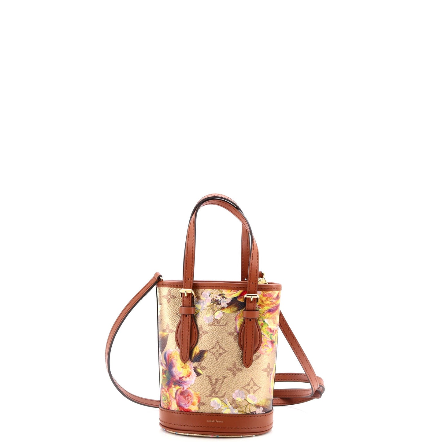 Louis Vuitton Bucket Bag Limited Edition Garden Monogram Canvas Nano