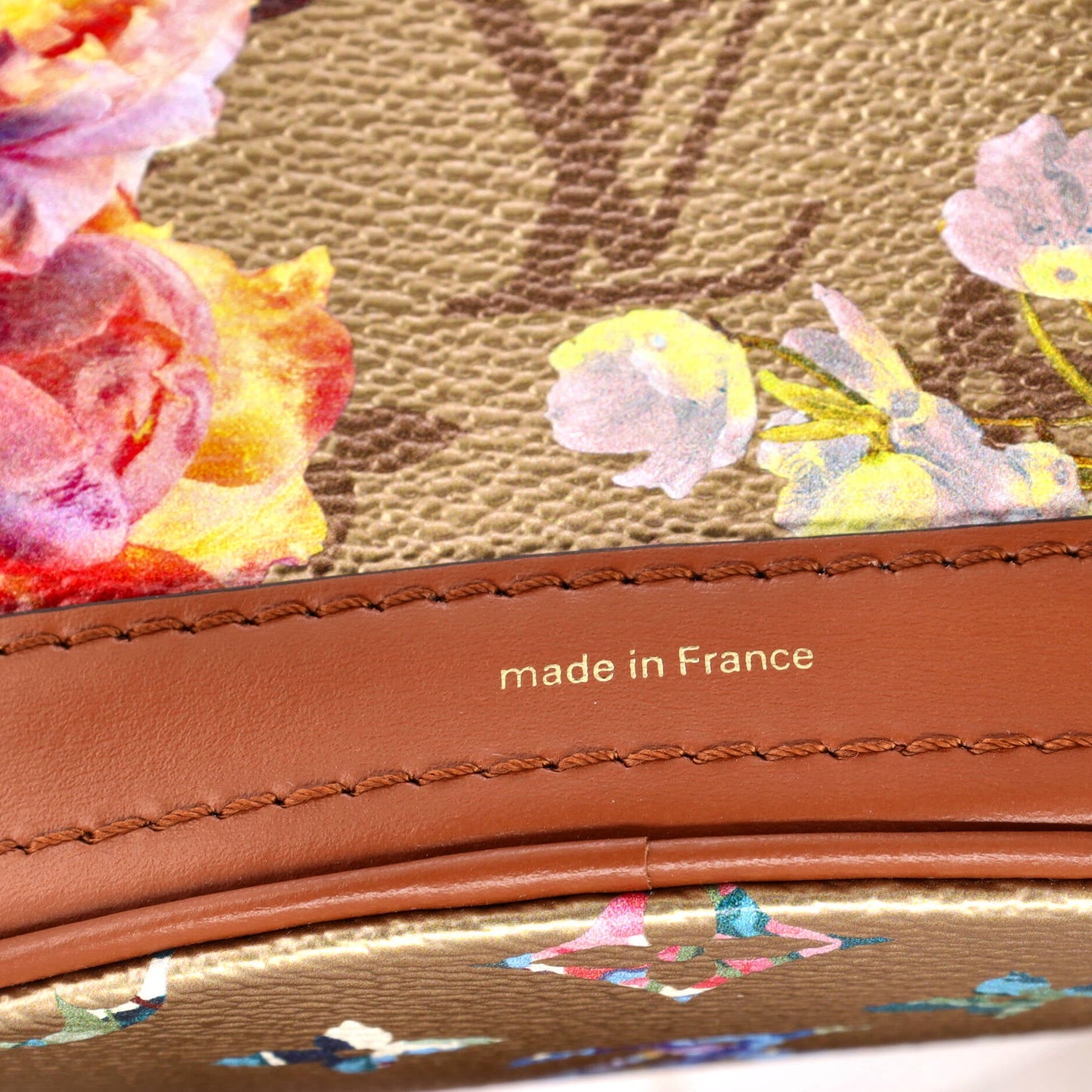 Louis Vuitton Bucket Bag Limited Edition Garden Monogram Canvas Nano
