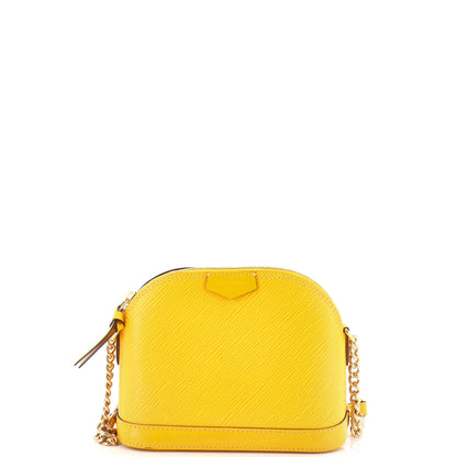 Louis Vuitton Alma Chain Handbag Epi Leather Mini