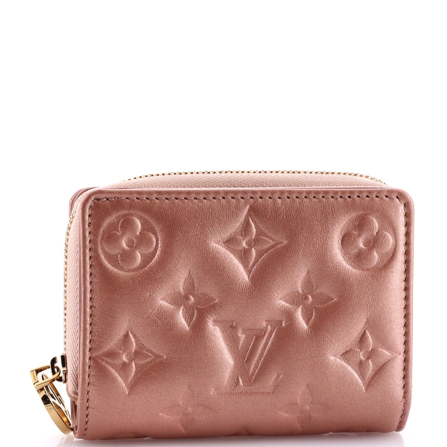Louis Vuitton Coussin Lou Wallet Monogram Embossed Lambskin