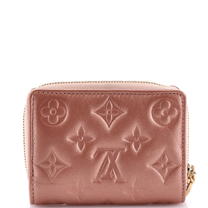 Louis Vuitton Coussin Lou Wallet Monogram Embossed Lambskin