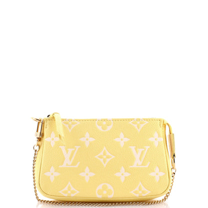 Louis Vuitton Pochette Accessoires Spring in the City Monogram Empreinte Leather Mini