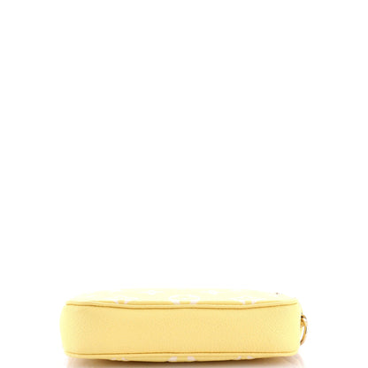 Louis Vuitton Pochette Accessoires Spring in the City Monogram Empreinte Leather Mini