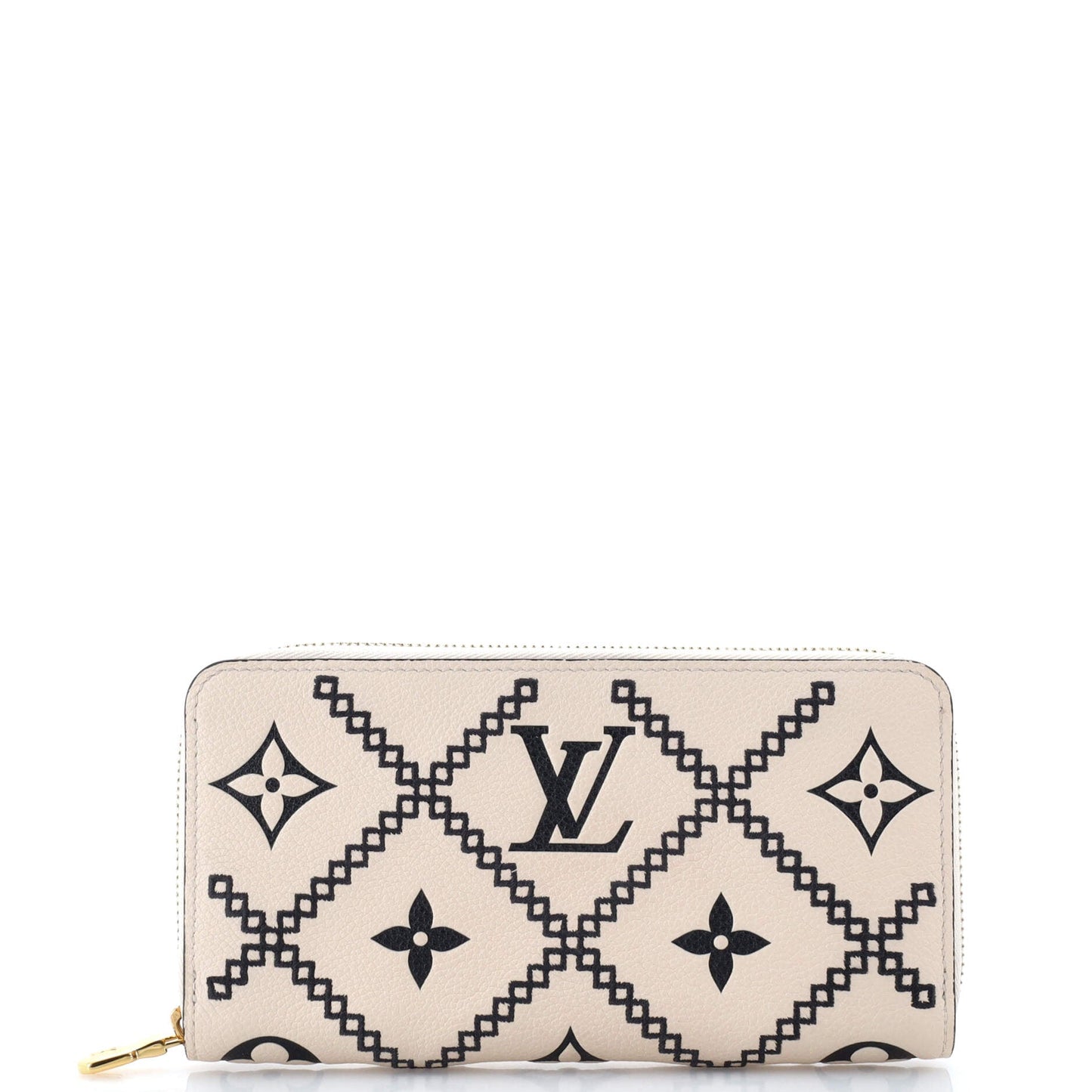 Louis Vuitton Zippy Wallet Monogram Empreinte Giant Broderies