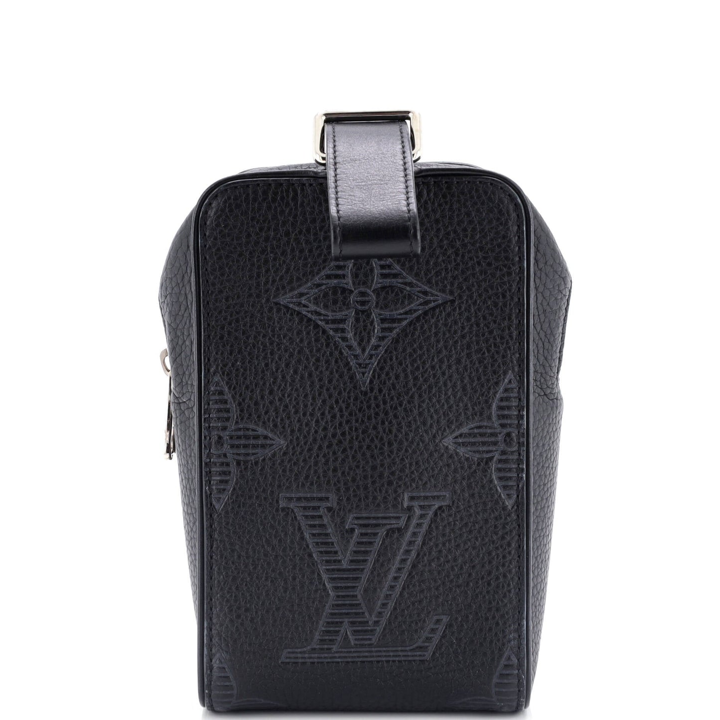 Louis Vuitton Wash Pouch Monogram Shadow Giant Taurillon Leather