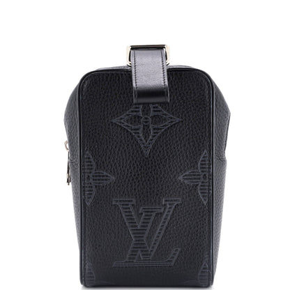 Louis Vuitton Wash Pouch Monogram Shadow Giant Taurillon Leather