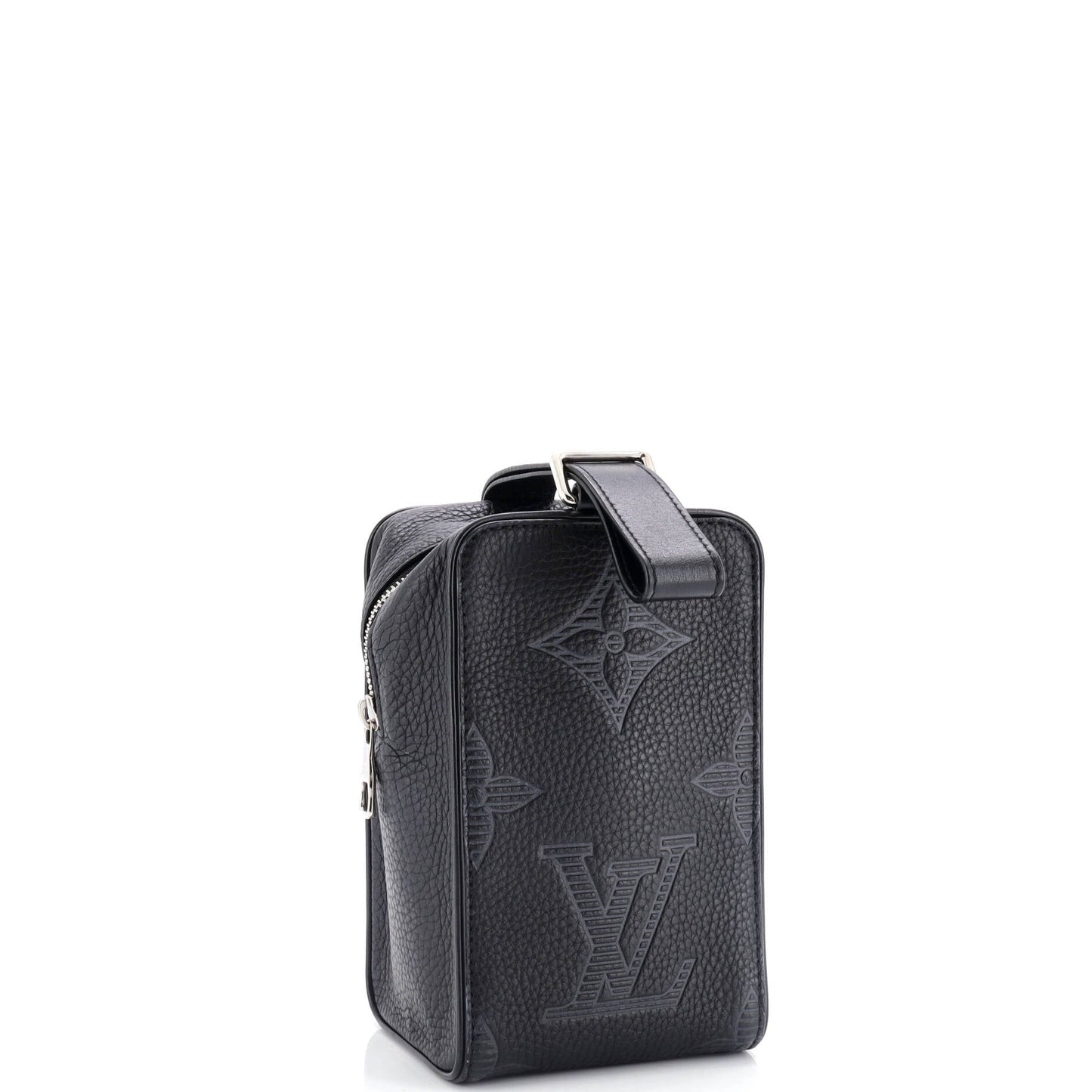 Louis Vuitton Wash Pouch Monogram Shadow Giant Taurillon Leather