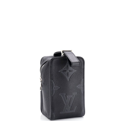 Louis Vuitton Wash Pouch Monogram Shadow Giant Taurillon Leather