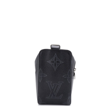 Louis Vuitton Wash Pouch Monogram Shadow Giant Taurillon Leather