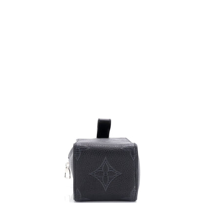 Louis Vuitton Wash Pouch Monogram Shadow Giant Taurillon Leather