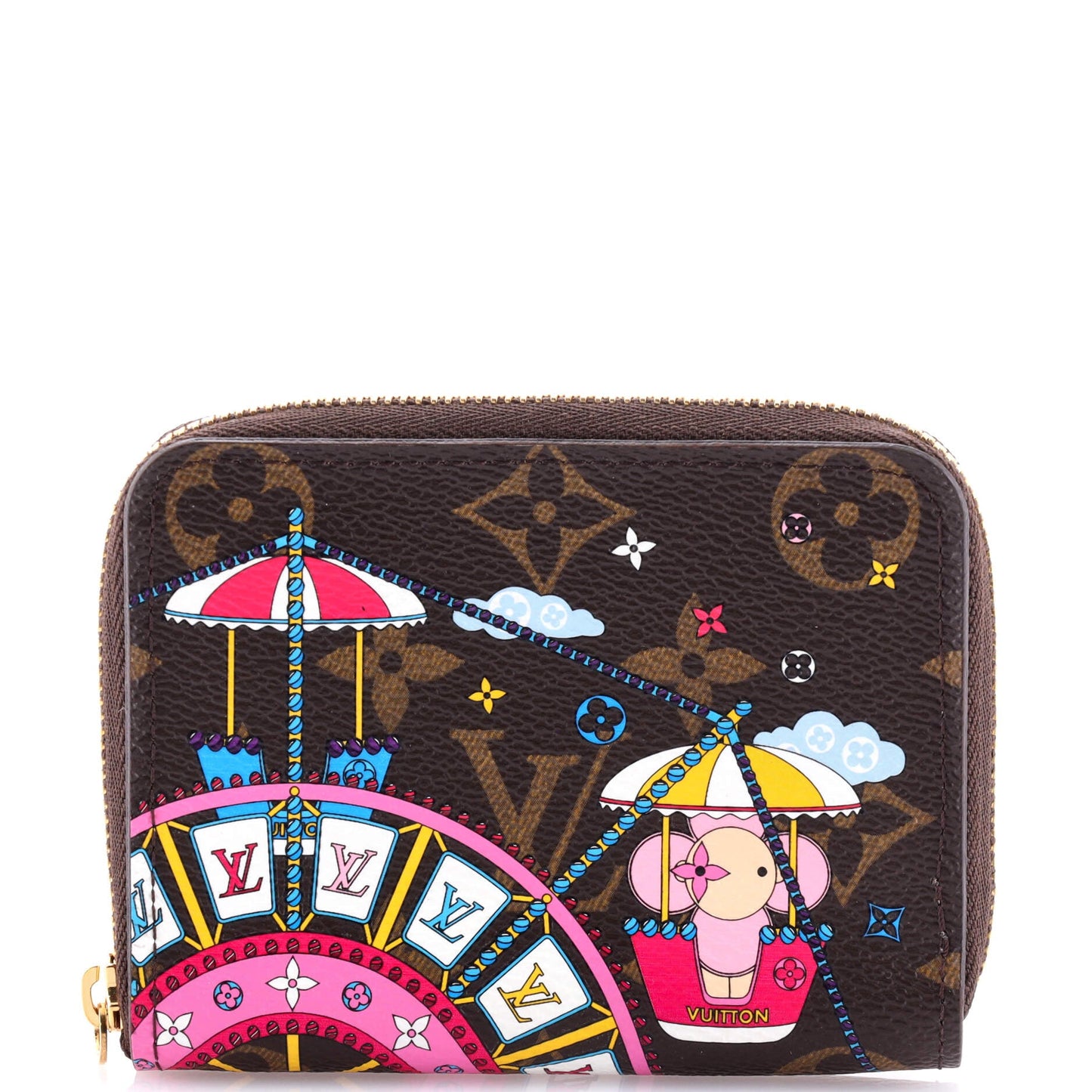 Louis Vuitton Zippy Coin Purse Limited Edition Vivienne Xmas Monogram Canvas