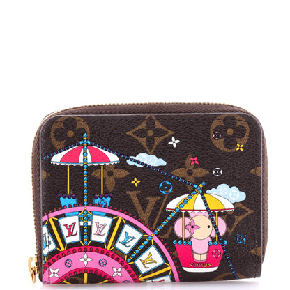 Louis Vuitton Zippy Coin Purse Limited Edition Vivienne Xmas Monogram Canvas