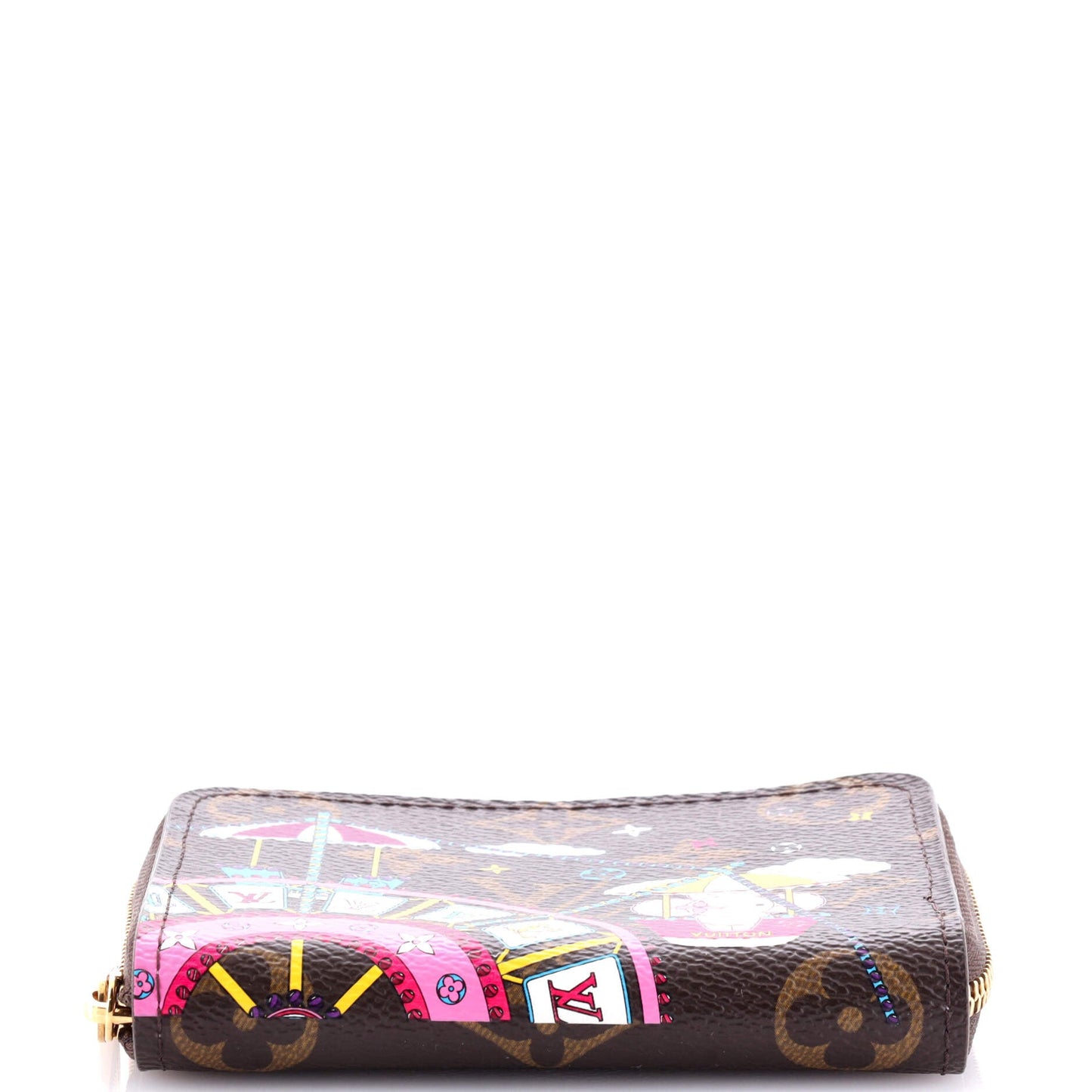 Louis Vuitton Zippy Coin Purse Limited Edition Vivienne Xmas Monogram Canvas