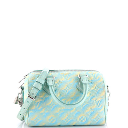 Louis Vuitton Speedy Bandouliere Bag Stardust Monogram Empreinte Leather 20