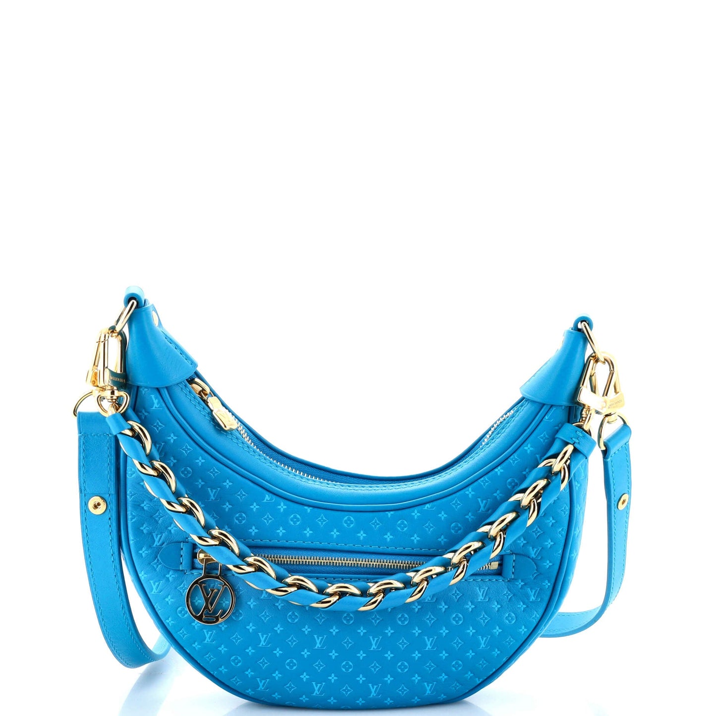 Louis Vuitton Loop Handbag Nanogram Embossed Leather