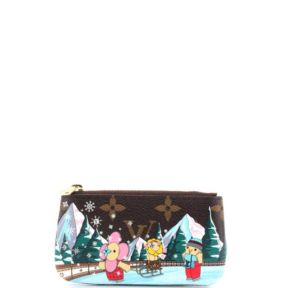 Louis Vuitton Key Pouch Limited Edition Vivienne Xmas Monogram Canvas