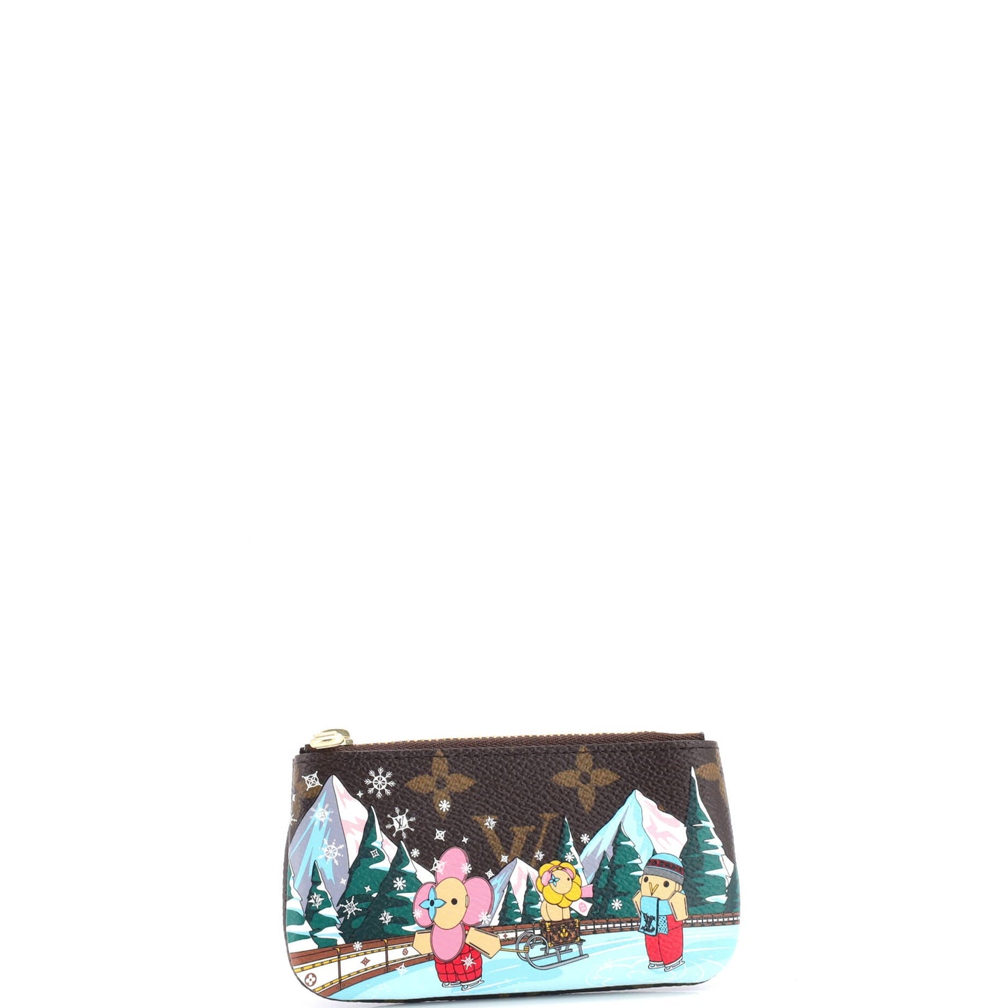 Louis Vuitton Key Pouch Limited Edition Vivienne Xmas Monogram Canvas
