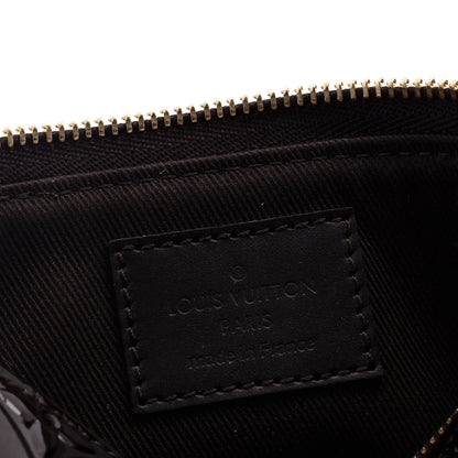 Louis Vuitton Pochette Accessoires Monogram Vernis with Monogram Canvas Mini
