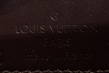Louis Vuitton Pochette Accessoires Monogram Vernis with Monogram Canvas Mini