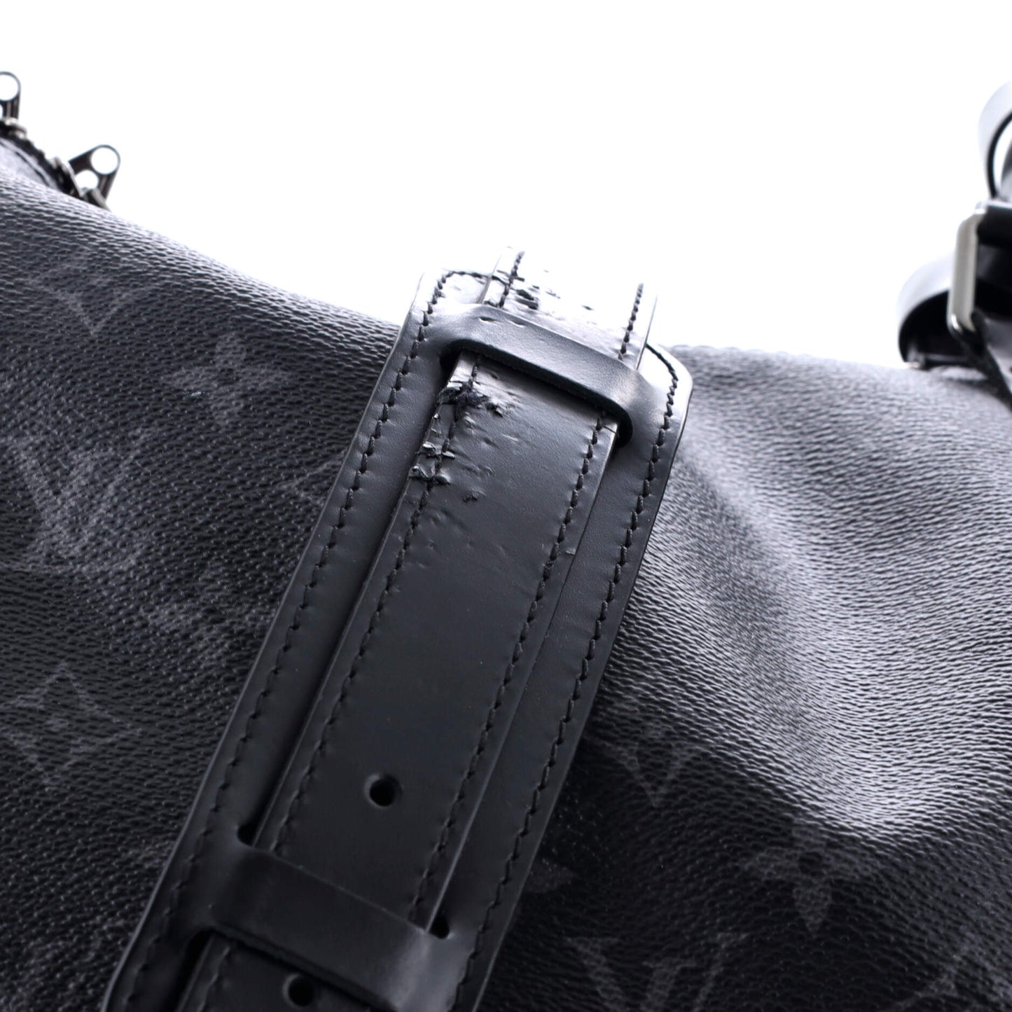Louis Vuitton Keepall Bandouliere Bag Monogram Eclipse Canvas 55