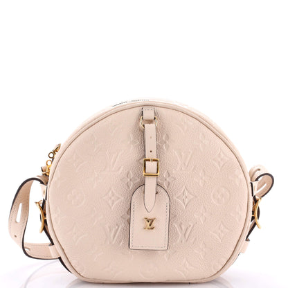 Louis Vuitton Boite Chapeau Souple Bag Monogram Empreinte Leather MM