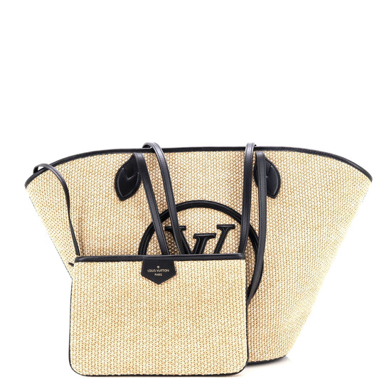 Louis Vuitton Saint Jacques NM Handbag Raffia and Leather