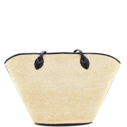 Louis Vuitton Saint Jacques NM Handbag Raffia and Leather