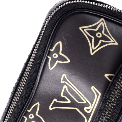 Louis Vuitton Amazone Sling Bag Patchwork Monogram Eclipse Canvas and Printed Leather