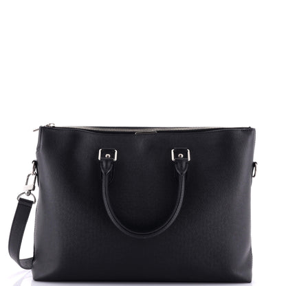 Louis Vuitton Anton Soft Briefcase Taiga Leather