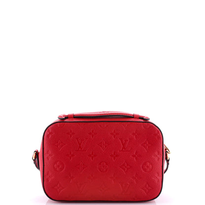 Louis Vuitton Saintonge Handbag Monogram Empreinte Leather