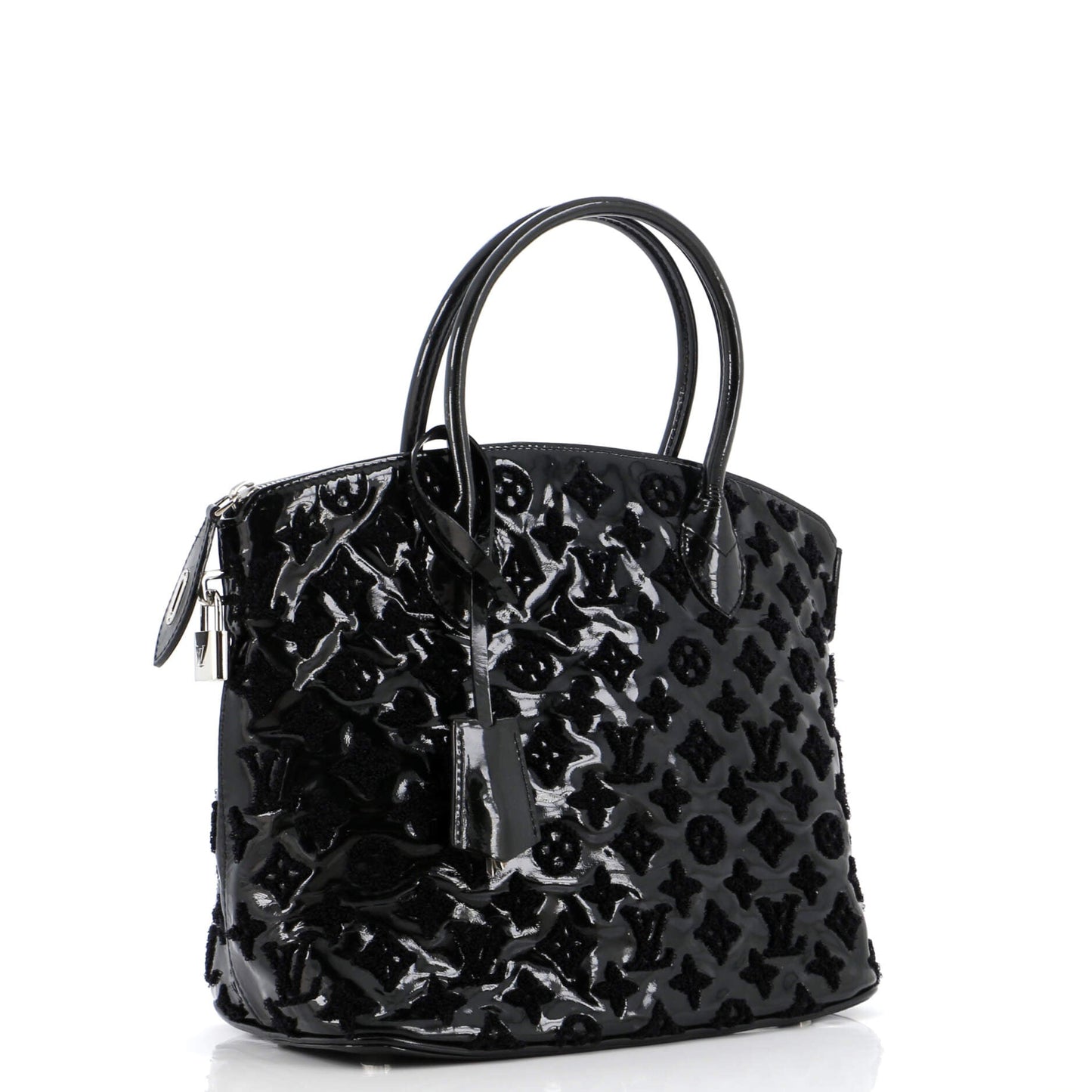 Louis Vuitton Fascination Lockit Handbag Patent Lambskin