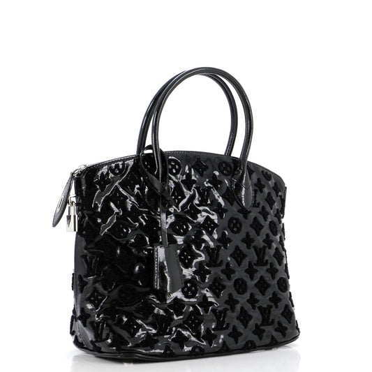 Louis Vuitton Fascination Lockit Handbag Patent Lambskin